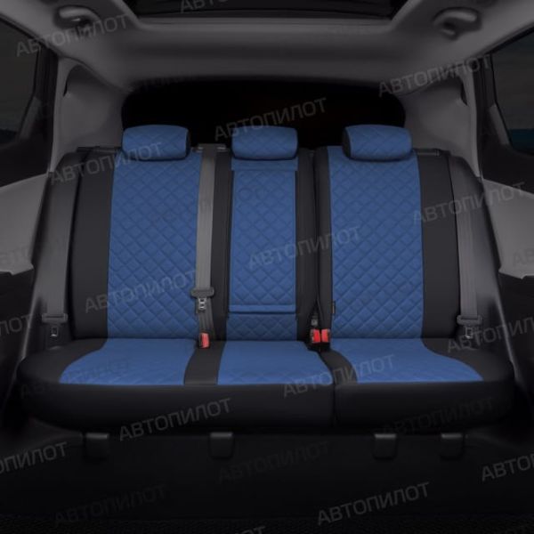 Чехлы Автопилот Экокожа Ромб на SsangYong Rexton 2002-2012 г.в.