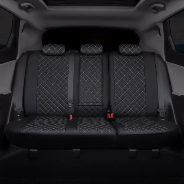 Чехлы Автопилот Экокожа Ромб на SsangYong Rexton 2002-2012 г.в.