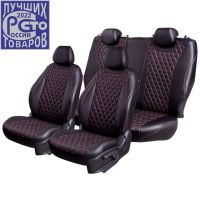 Чехлы Премиум Экокожа Байрон Ромб на Toyota RAV 4 4 поколение (CA40) (2012-2019) Чехлы Премиум Экокожа Байрон Ромб на Toyota RAV 4 4 поколение (CA40) (2012-2019)