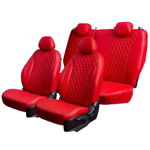 Чехлы Премиум Экокожа Байрон Ромб на Toyota RAV 4 4 поколение (CA40) (2012-2019) Чехлы Премиум Экокожа Байрон Ромб на Toyota RAV 4 4 поколение (CA40) (2012-2019)