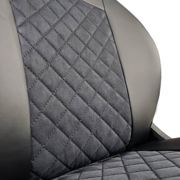 Чехлы Алькантара на Kia Ceed 2012-2018 г.в. Чехлы Алькантара на Kia Ceed 2012-2018 г.в.