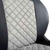 Чехлы Алькантара на Kia Ceed 2012-2018 г.в. Чехлы Алькантара на Kia Ceed 2012-2018 г.в.