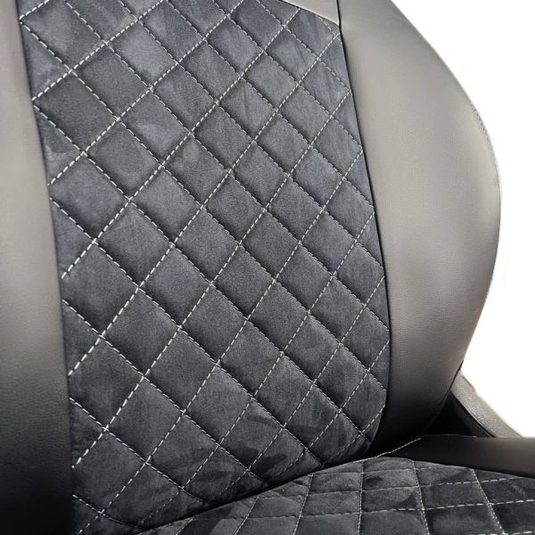 Чехлы Алькантара на Kia Ceed 2012-2018 г.в. Чехлы Алькантара на Kia Ceed 2012-2018 г.в.