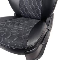 Чехлы Алькантара на Kia Ceed 2012-2018 г.в. Чехлы Алькантара на Kia Ceed 2012-2018 г.в.