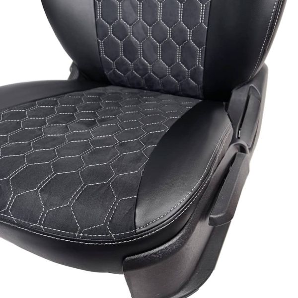 Чехлы Алькантара на Kia Ceed 2012-2018 г.в. Чехлы Алькантара на Kia Ceed 2012-2018 г.в.