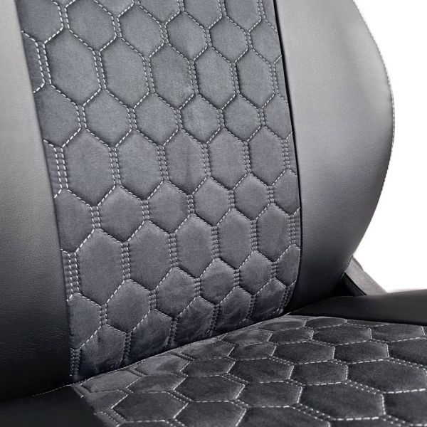 Чехлы Алькантара на Kia Ceed 2012-2018 г.в. Чехлы Алькантара на Kia Ceed 2012-2018 г.в.