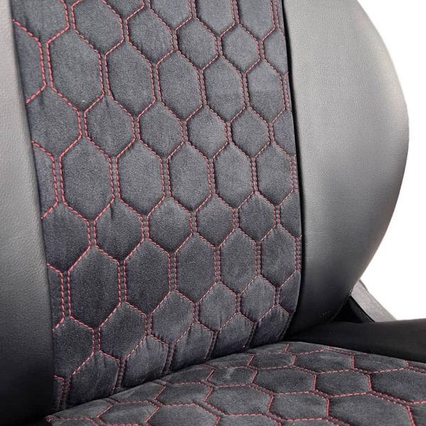 Чехлы Алькантара на Kia Ceed 2012-2018 г.в. Чехлы Алькантара на Kia Ceed 2012-2018 г.в.