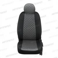 Чехлы Автопилот Алькантара Ромб на Ford C-Max 2003-2010 г.в. Чехлы Автопилот Алькантара Ромб на Ford C-Max 2003-2010 г.в.