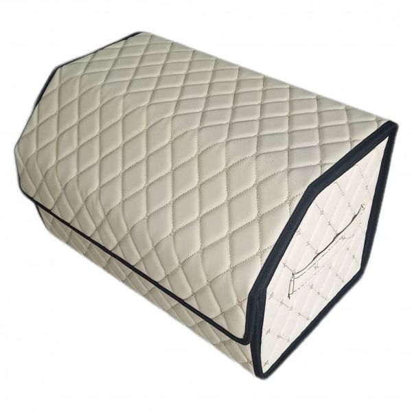 Органайзер Сумка в багажник "Консул Бабочка" из Экокожи Бежевая с Бежевым Органайзер Сумка в багажник "Консул Бабочка" из Экокожи Бежевая с Бежевым