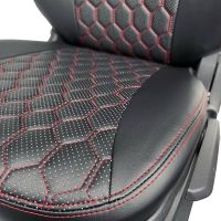 Чехлы Экокожа Ромб на Toyota Corolla 2007-2013 г.в. Чехлы Экокожа Ромб на Toyota Corolla 2007-2013 г.в.