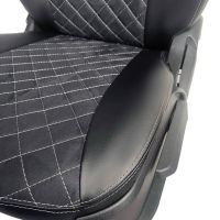 Чехлы Алькантара на Kia Ceed 2012-2018 г.в. Чехлы Алькантара на Kia Ceed 2012-2018 г.в.