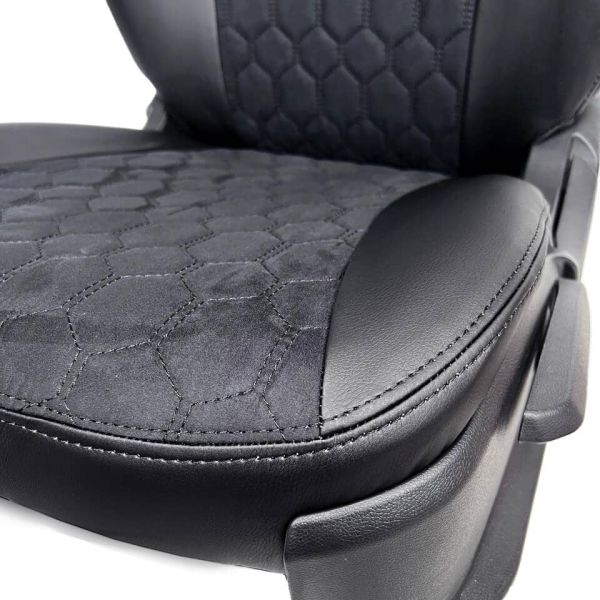 Чехлы Алькантара на Kia Ceed 2012-2018 г.в. Чехлы Алькантара на Kia Ceed 2012-2018 г.в.